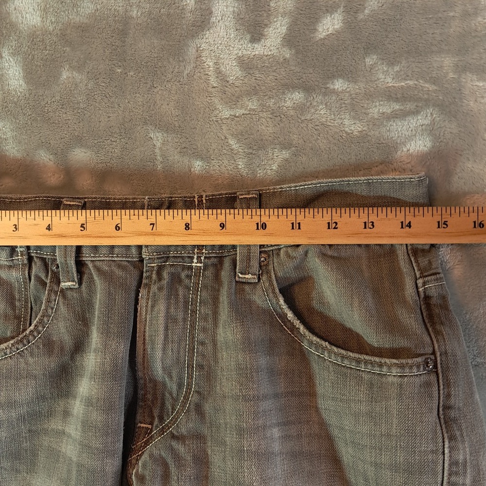 Levis 514 Slim Straight Jeans Mens Size 30x30 Grey Wash Denim Stretch - Picture 6 of 9